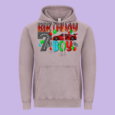 Birthday Boy Vintage Hoodie Designed By Bundleandbundleshop