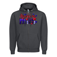 Smoke American Mini  4th of July Zipper Hoodie - CowGirlArtShop