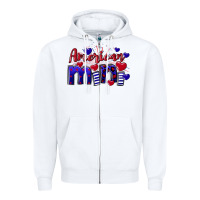 White American Mini  4th of July Zipper Hoodie - CowGirlArtShop
