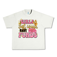 Pistachio girls just wanna have funds Urban Heavy Tee - LillyAllenDesigns