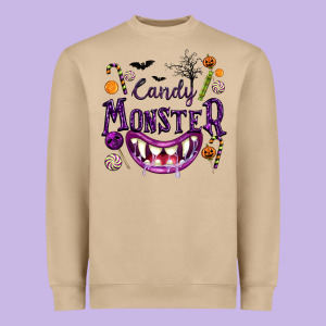 Candy Monster Heavyweight Sweatshirt Designed By Texasbilliewilder