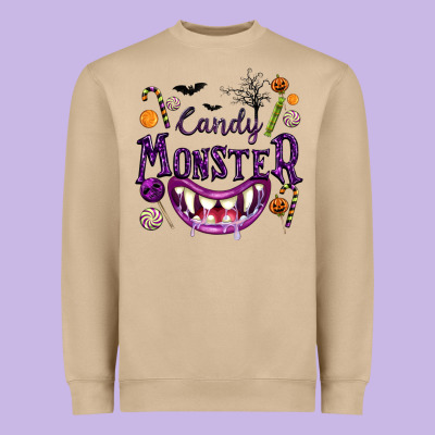 Candy Monster Heavyweight Sweatshirt Designed By Texasbilliewilder