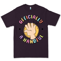 Plum officially a handful Premium Tee - MaliasSmallBusiness