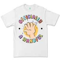 White officially a handful Premium Tee - MaliasSmallBusiness