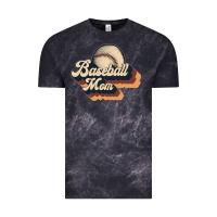 Cloud Black baseball mom Vintage Tee - JahusDesignShop