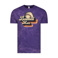 Cloud Purple baseball mom Vintage Tee - JahusDesignShop