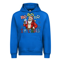Cobalt ho ho ho im loaded Urban Hoodie - CowhideDigitalArt