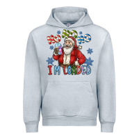 Heather Grey ho ho ho im loaded Urban Hoodie - CowhideDigitalArt