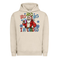 Pigment French Oak ho ho ho im loaded Urban Hoodie - CowhideDigitalArt