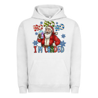 Pigment Lunar Rock ho ho ho im loaded Urban Hoodie - CowhideDigitalArt