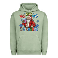 Pigment Oil Green ho ho ho im loaded Urban Hoodie - CowhideDigitalArt