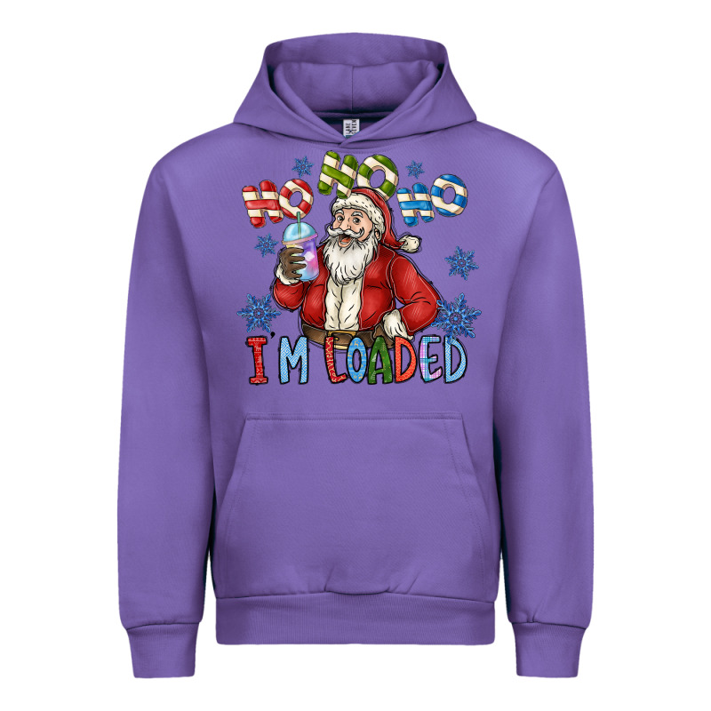 Ho Ho Ho Im Loaded Urban Hoodie by CowhideDigitalArt | Teevron