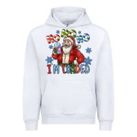 White ho ho ho im loaded Urban Hoodie - CowhideDigitalArt