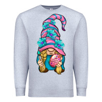 Heather Grey Easter Gnome Premium Sweatshirt - BundleAndBundleShop