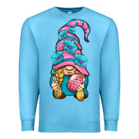 Ocean Blue Easter Gnome Premium Sweatshirt - BundleAndBundleShop