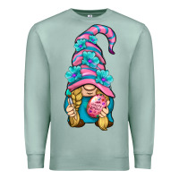 Seafoam Easter Gnome Premium Sweatshirt - BundleAndBundleShop