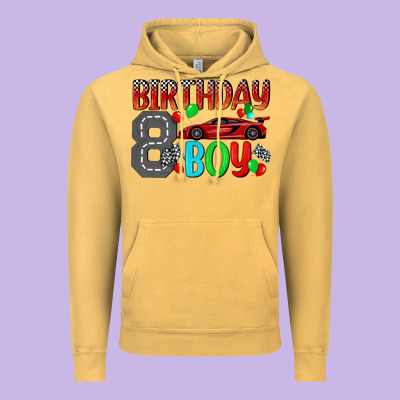 Birthday Boy Vintage Hoodie Designed By Bundleandbundleshop