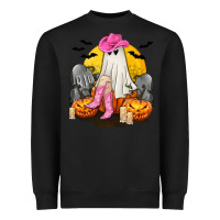 Black Halloween Cowgirl Costumes Heavyweight Sweatshirt - texasbilliewilder