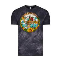 Cloud Black teaching my tribe round earring Vintage Tee - BundleAndBundleShop
