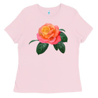 Bubblegum Pink chicago peace rose Ladies Tee - LillyAllenDesigns