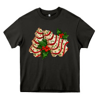 Asphalt white christmas tree cake ado Heavy Core Tee - AdoDesignShop