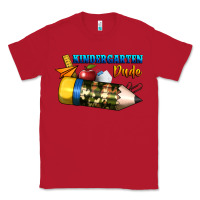 Red kindergarten dude Classic Tee - BundleAndBundleShop
