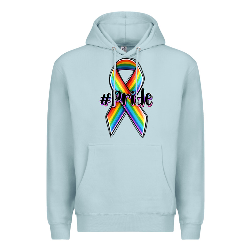Pride Lgbtq Awareness Ribbon Premium Hoodie by OliviaCreatesArt | Teevron