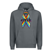 Rock pride lgbtq awareness ribbon Premium Hoodie - OliviaCreatesArt