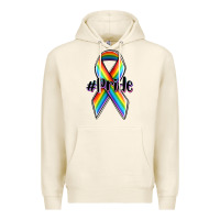 Tofu pride lgbtq awareness ribbon Premium Hoodie - OliviaCreatesArt