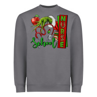 Storm Christmas Character Nurse Heavyweight Sweatshirt - NancyCooperArtShop