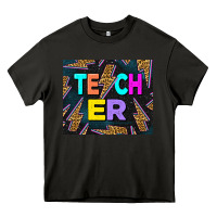 Asphalt Western Teacher Flash Heavy Core Tee - LillyAllenDesigns