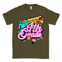 Army Green hello 4th grade Classic Tee - JahusDesignShop
