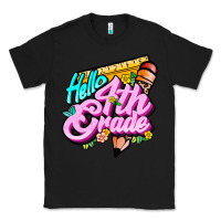 Black hello 4th grade Classic Tee - JahusDesignShop