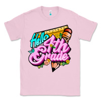 Bubblegum Pink hello 4th grade Classic Tee - JahusDesignShop