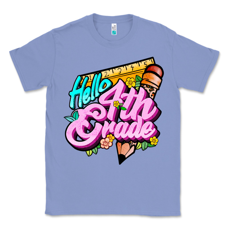 Hello 4th Grade Classic Tee by JahusDesignShop | Teevron