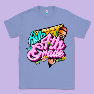 Hello 4th Grade Classic Tee Designed By Jahusdesignshop
