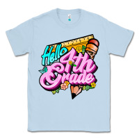 Dusty Blue hello 4th grade Classic Tee - JahusDesignShop