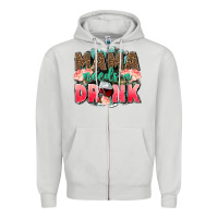 Dove Grey Mama needs a drink mothers day Zipper Hoodie - CowGirlArtShop