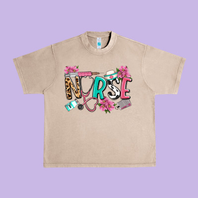 Nurse Urban Heavy Tee Designed By Lillyallendesigns