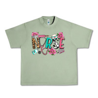 Oil Green nurse Urban Heavy Tee - LillyAllenDesigns