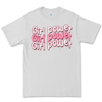 Dove Grey girl power Premium Tee - MaliasSmallBusiness