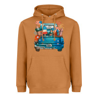 Meerkat Customize USA truck Heavyweight Hoodie - FaDigitalArtStudio