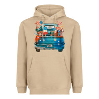 Mushroom Customize USA truck Heavyweight Hoodie - FaDigitalArtStudio