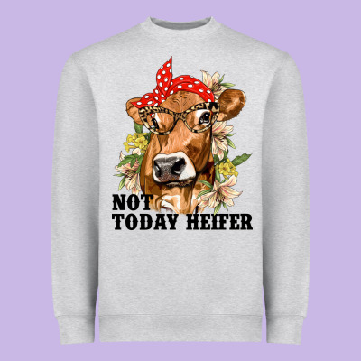 Cute Heifer Heavyweight Sweatshirt Designed By Texasbilliewilder