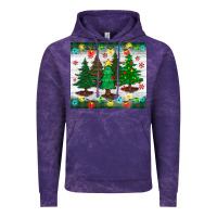 Cloud Purple christmas trees tumbler Vintage Hoodie - BundleAndBundleShop