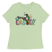 Matcha cross rabbit gnomes happy easter Ladies Tee - Jasminsmagicworld