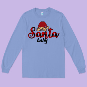 Santa Baby Long Sleeve Tee Designed By Bettercallsaul