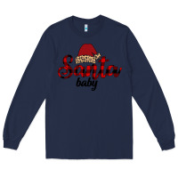 Navy Santa Baby Long Sleeve Tee - Bettercallsaul