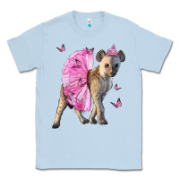 Dusty Blue Baby Hyena With Tutu Classic Tee - LillyAllenDesigns