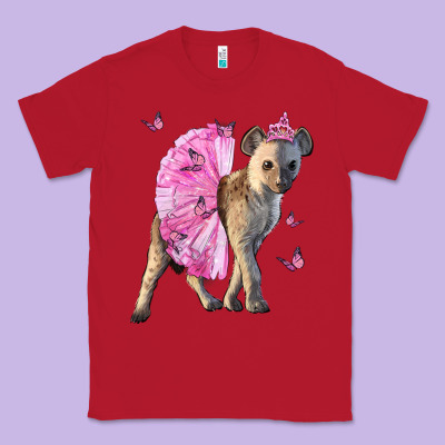 Baby Hyena With Tutu Classic Tee Designed By Lillyallendesigns